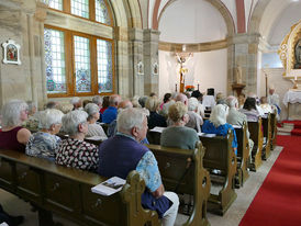 100 Jahrfeier Weingartenkapelle in Naumburg mit Bischof Dr. Michael Gerber (Foto. Karl-Franz Thiede)